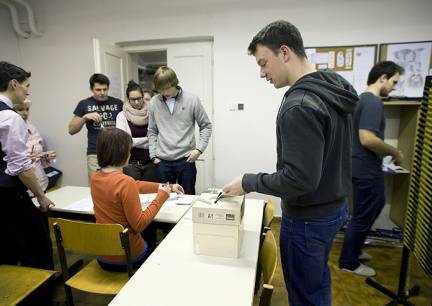Studentské prezidentské volby Rakouské gymnázium