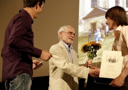 Vítězové kategorie do 30 let Adam Daniš a Honza Štecher s projektem Mladí lidé obnovují kostel.