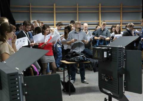 V sobotu odpoledne probíhal workshop s kameramany