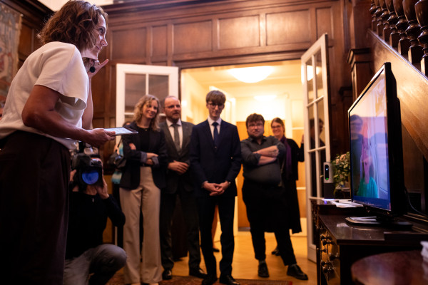 Eliška se zúčastnila předávání alespoň online (foto: Markéta Šedivá)